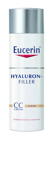 Eucerin® HYALURON-FILLER CC Cream brings color to the success ful Hyaluron-Filler formula for effective anti-aging day care